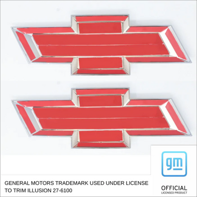 16-18 Chevrolet Silverado 1500 2 PCS Centennial Tape-on Officially Licensed Chevrolet Emblem Set