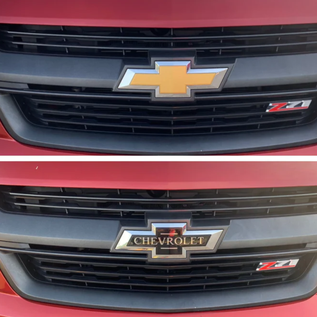 16-18 Chevrolet Silverado 1500 2 PCS Centennial Tape-on Officially Licensed Chevrolet Emblem Set