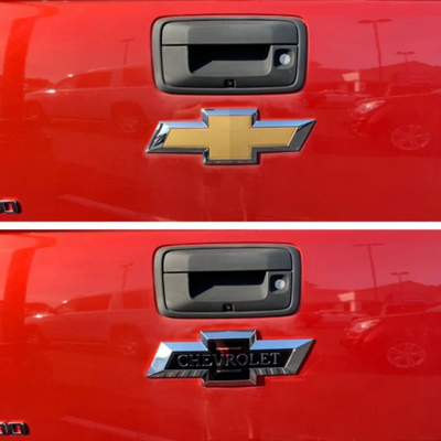 16-18 Chevrolet Silverado 1500 2 PCS Centennial Tape-on Officially Licensed Chevrolet Emblem Set
