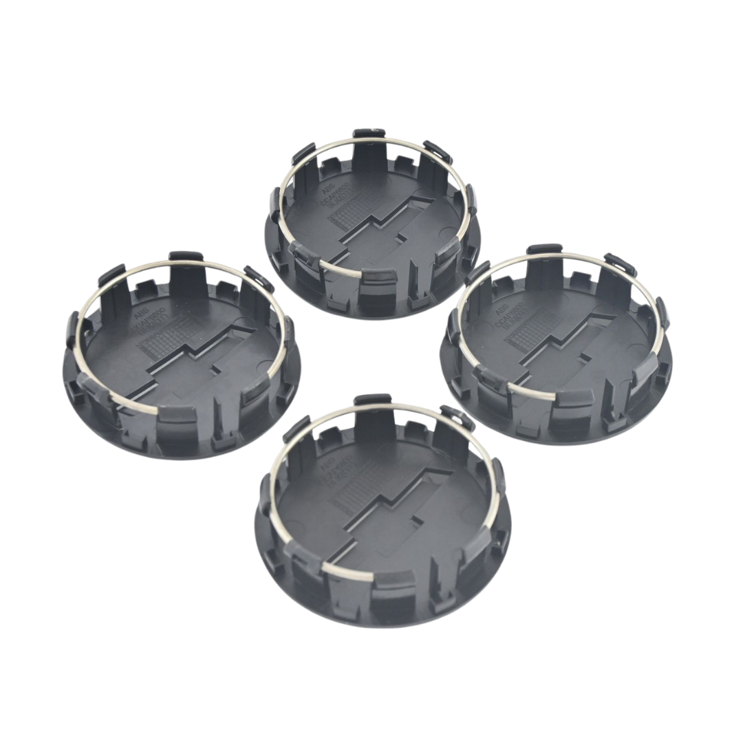 2014-2024 Chevrolet Silverado 1500, 15-24 Chevrolet Tahoe/Suburban, 2022 Chevrolet Silverado 1500 LTD 4 PCS Gloss Black Replacement Officially Licensed Chevrolet Wheel Cap Set