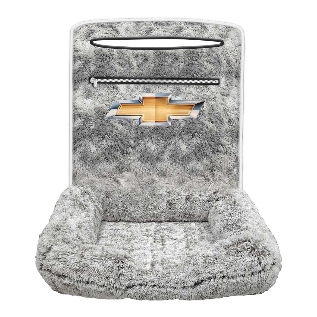 Chevrolet Bowtie Fluffy Pet Bed / Seat Cover