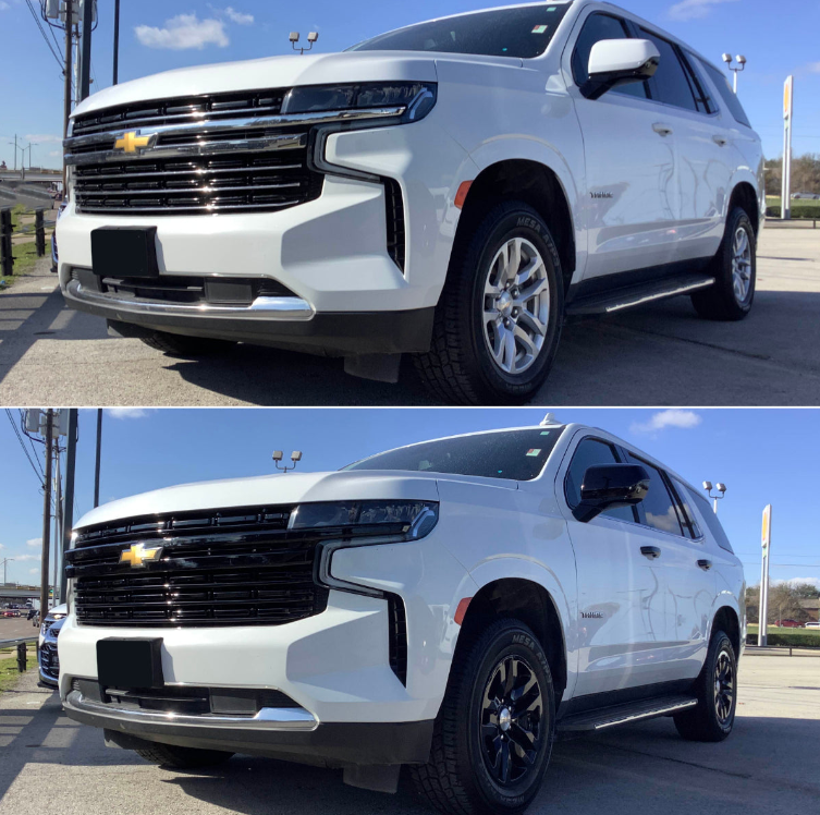 Trim Illusion DH6315BLK gloss black door handle covers for 2019-2026 Chevrolet Silverado 1500, Silverado 3500 HD, Silverado 2500 HD and more - image 5