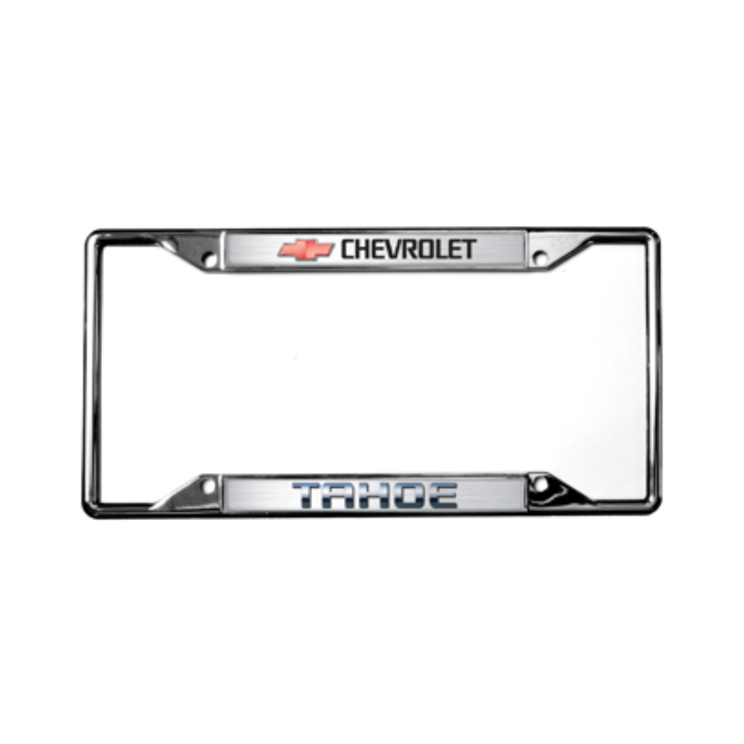 Chevrolet Tahoe Black License Plate Frame