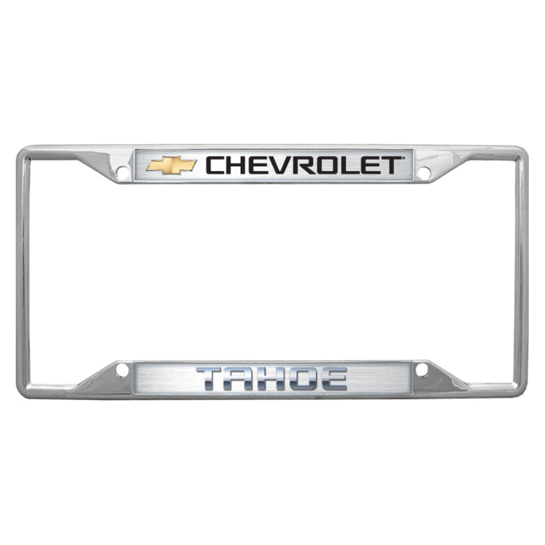 Chevrolet Tahoe Chrome License Plate Frame