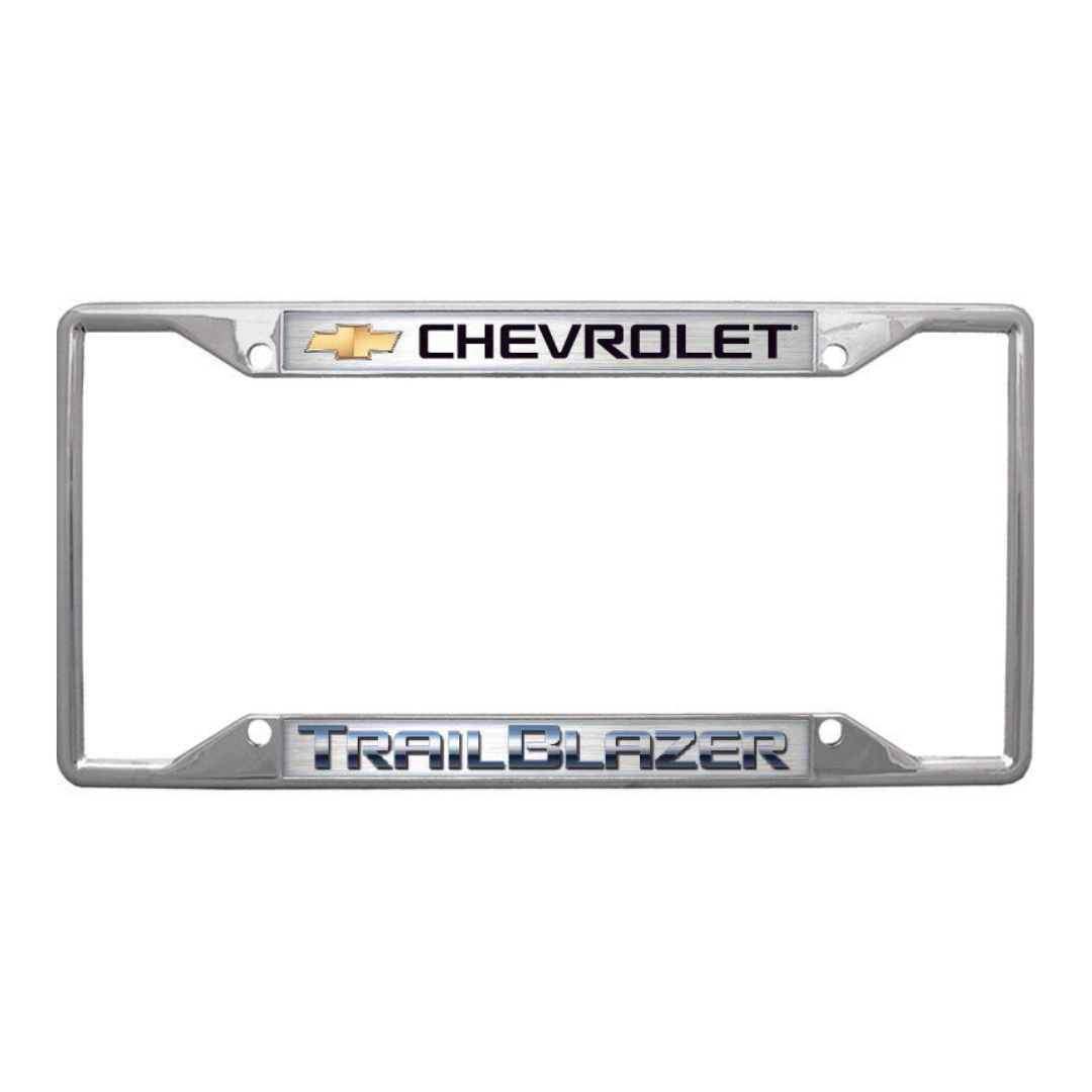 Chevrolet Trail Blazer Chrome License Plate Frame