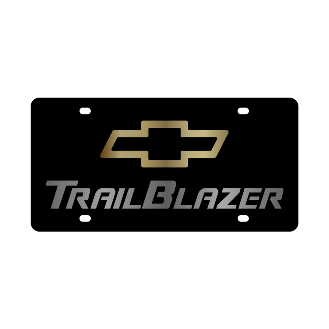 Chevrolet TrailBlazer Carbon Steel License Plate