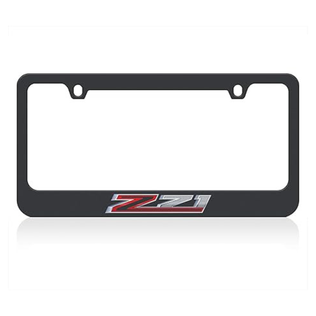 Chevrolet Z71 Black License Plate Frame