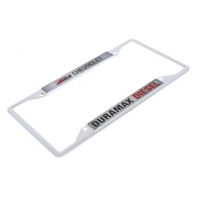 Chevrolet Z71 Duramax Diesel Chrome License Plate Frame