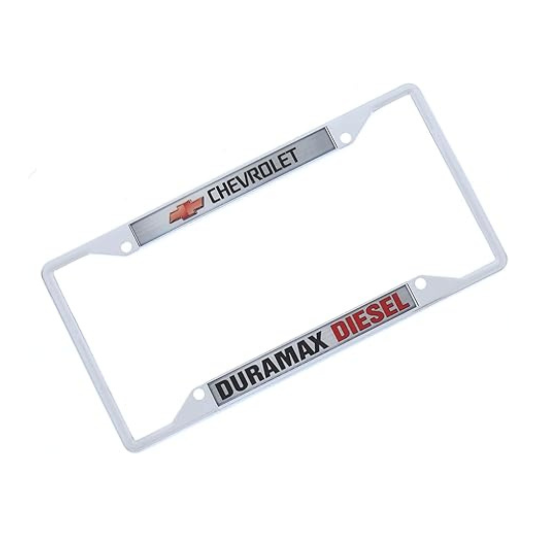 Chevrolet Z71 Duramax Diesel Chrome License Plate Frame