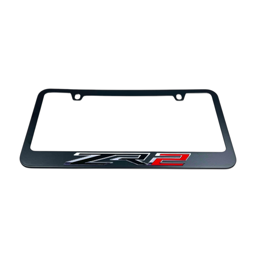 Chevrolet ZR2 Black License Plate Frame
