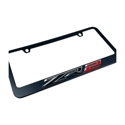 Chevrolet ZR2 Black License Plate Frame