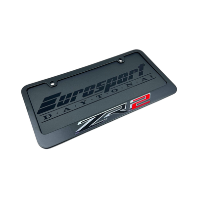 Chevrolet ZR2 Black License Plate Frame