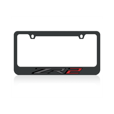 Chevrolet ZR2 Black License Plate Frame