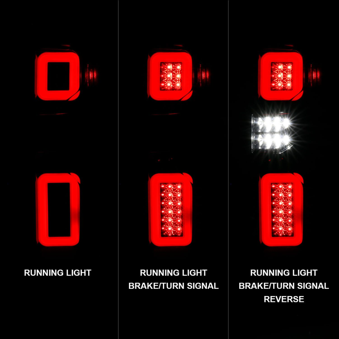 Chevy Silverado 1500 19-23 / 2500HD/3500HD Full LED Black w/ Clear Lens W/ Sequential Signal (FACTORY LED MODELS)