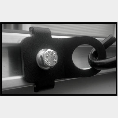 Truck Bed Rail Tie Down Cleats with Tie Down Straps