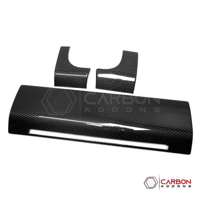 Real Carbon Fiber Dashboard & Glove Box Covers for 2021+ Ford F-150