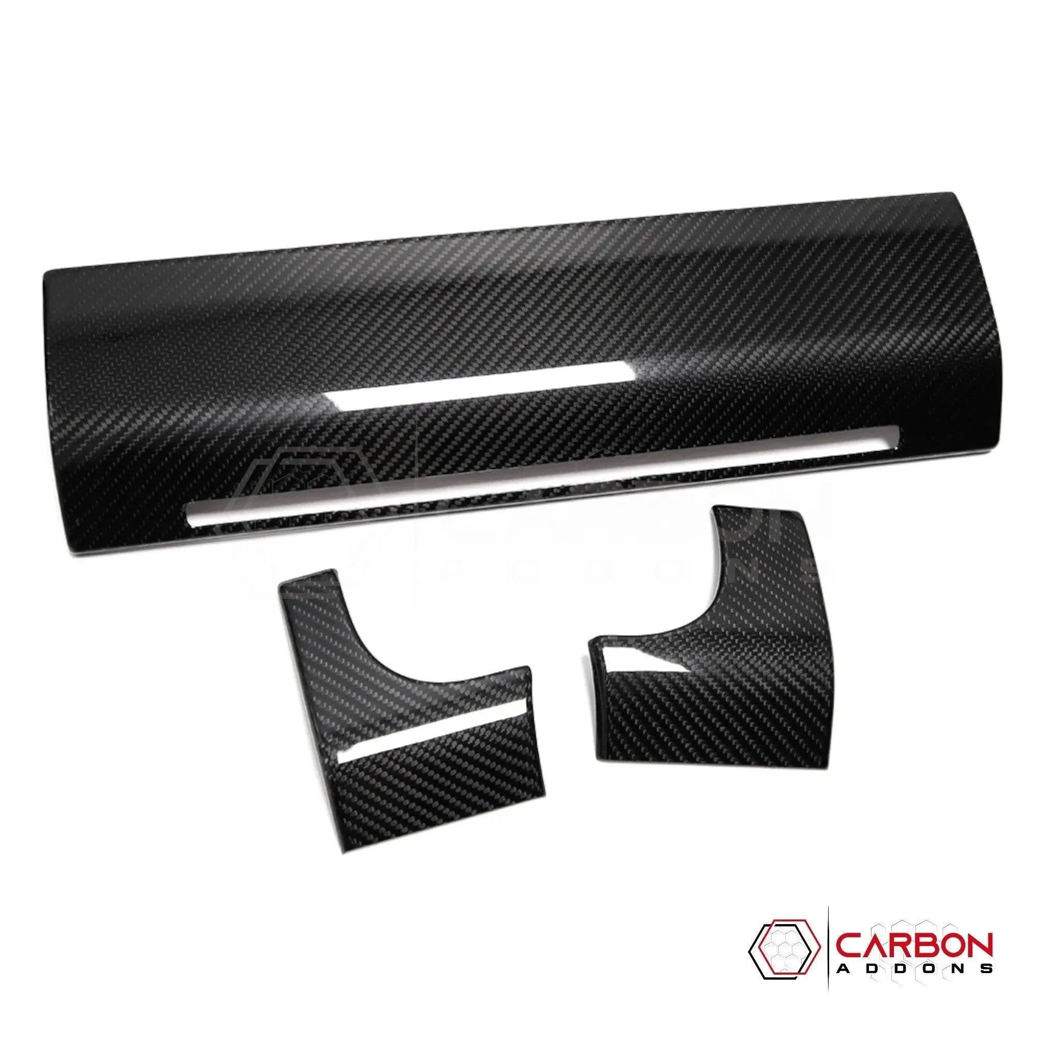 Real Carbon Fiber Dashboard & Glove Box Covers for 2021+ Ford F-150