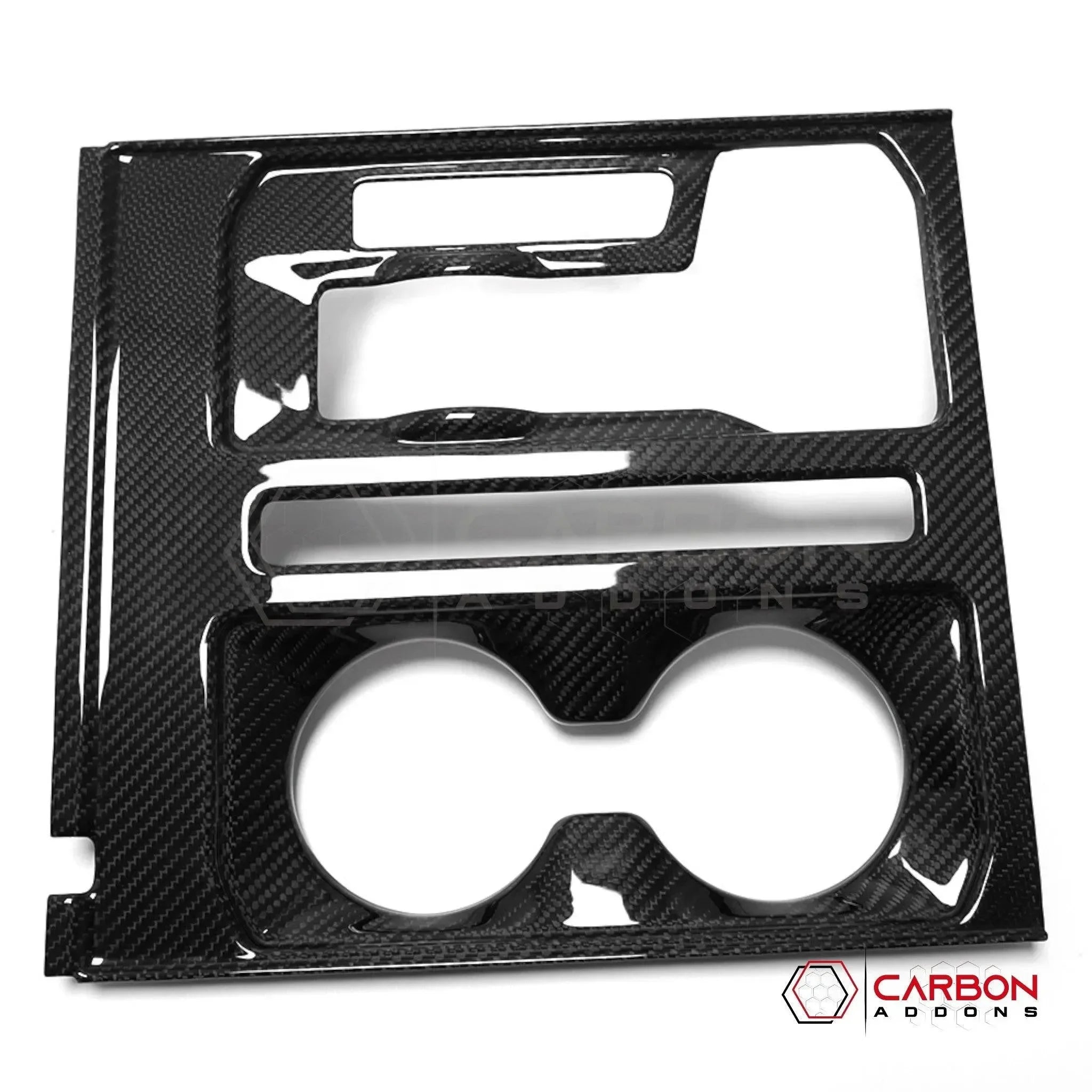Real Carbon Fiber Center Console Cover for 2021+ Ford F-150