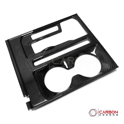 Real Carbon Fiber Center Console Cover for 2021+ Ford F-150