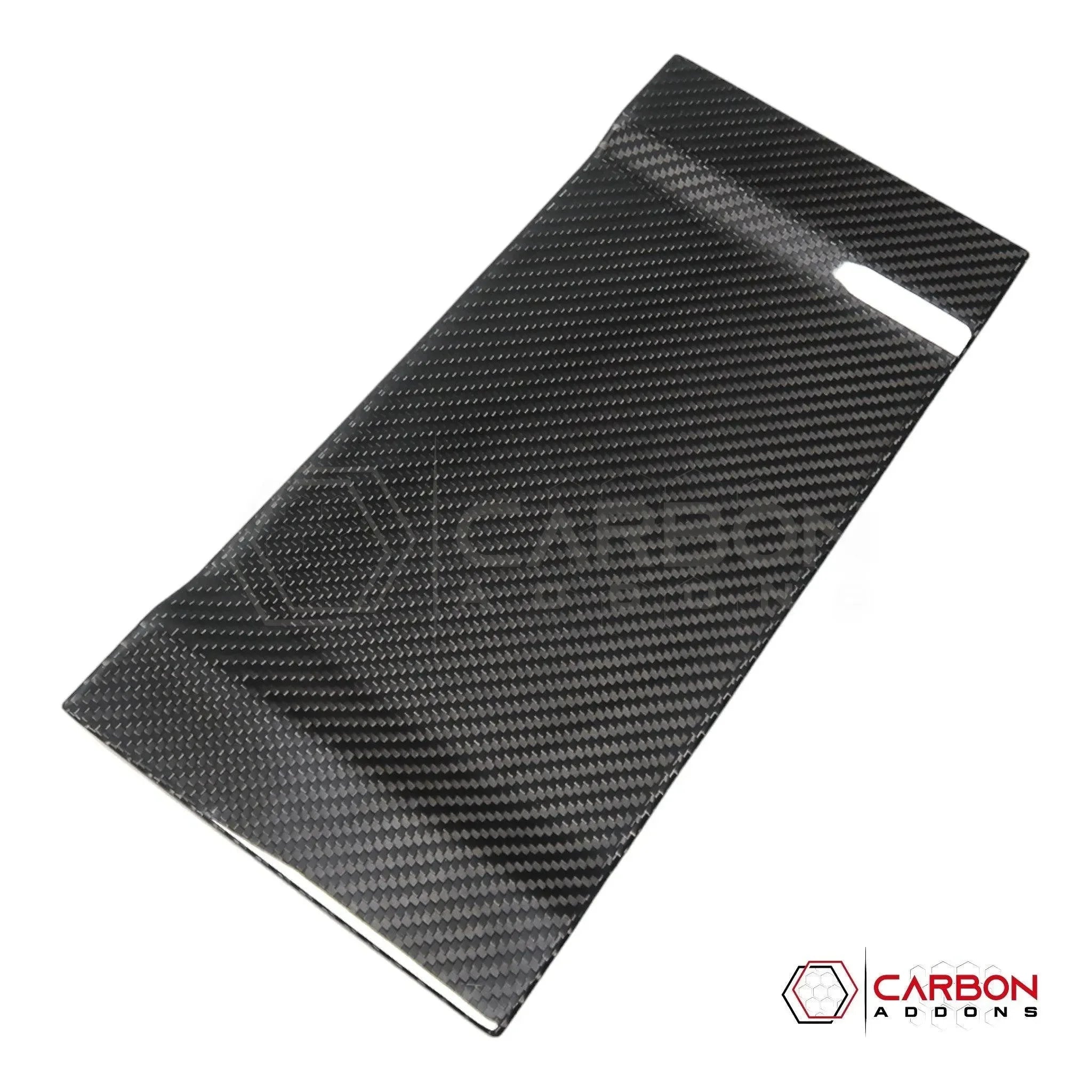 Real Carbon Fiber Wireless Charger & Coin Tray Cover for 2021+ Ford F-150