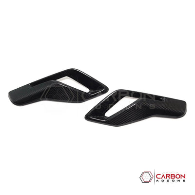 Real Carbon Fiber Fender Vent Covers for 2021+ Ford F-150