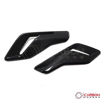 Real Carbon Fiber Fender Vent Covers for 2021+ Ford F-150