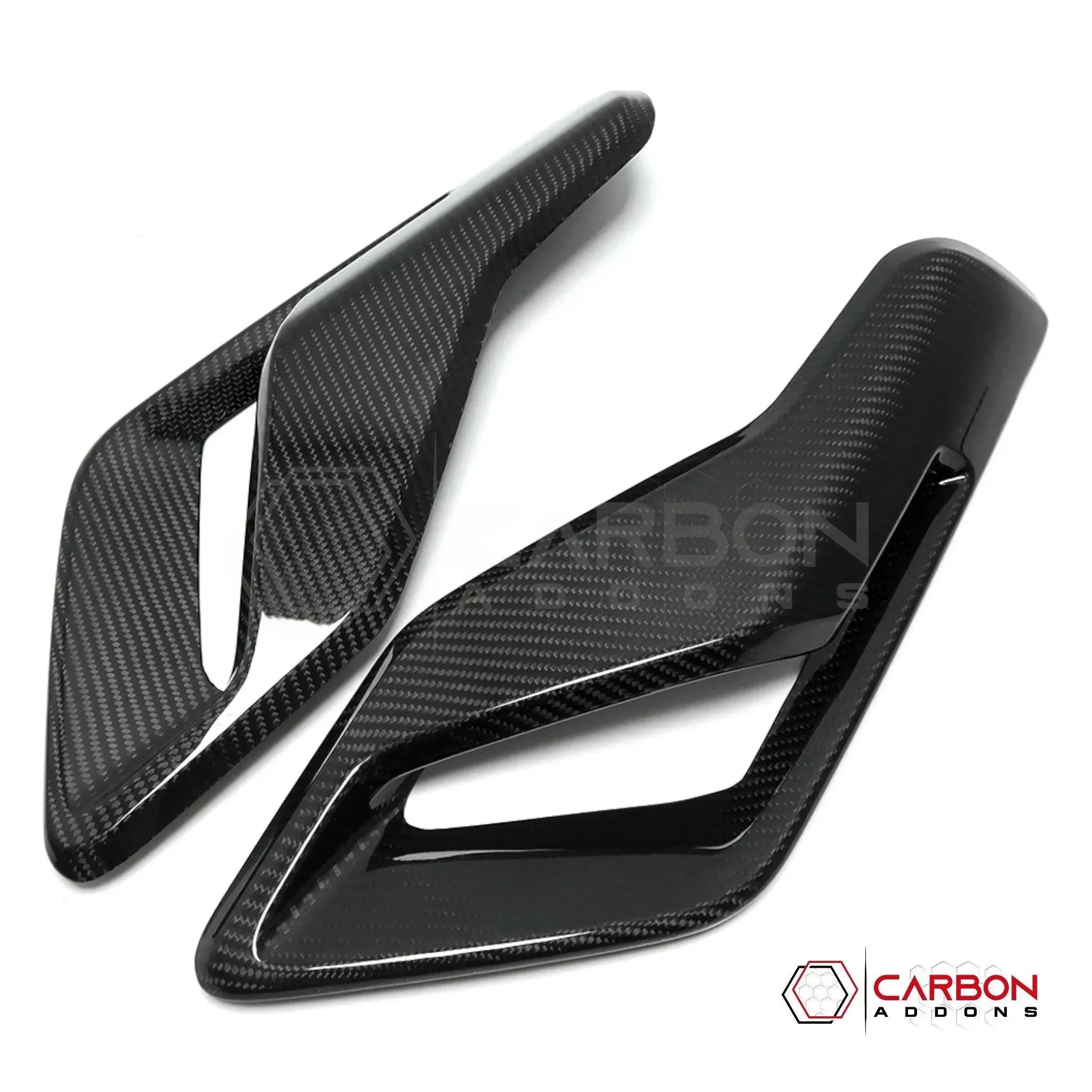 Real Carbon Fiber Fender Vent Covers for 2021+ Ford F-150