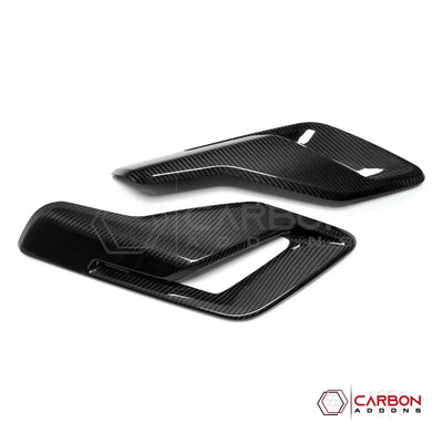 Real Carbon Fiber Fender Vent Covers for 2021+ Ford F-150