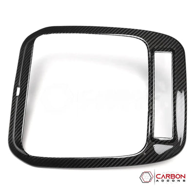 Real Carbon Fiber Overhead Light Trim Cover for 2021+ Ford F-150