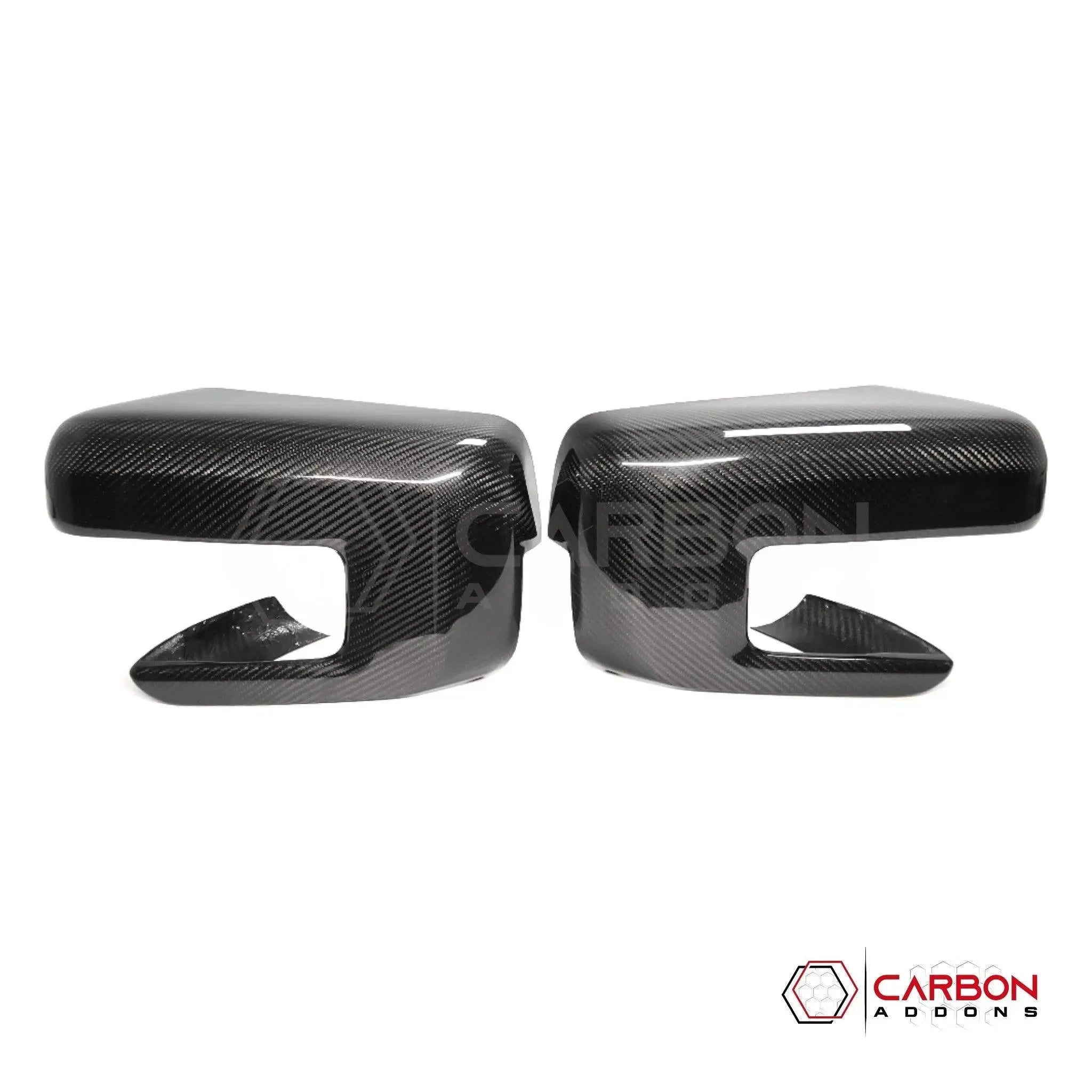 Real Carbon Fiber Side Mirror Covers for 2021+ Ford F-150