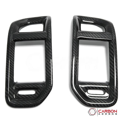 2019+ RAM 1500/TRX/RHO Dashboard Side AC Vent Trim Hard Carbon Fiber Cover