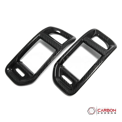 2019+ RAM 1500/TRX/RHO Dashboard Side AC Vent Trim Hard Carbon Fiber Cover