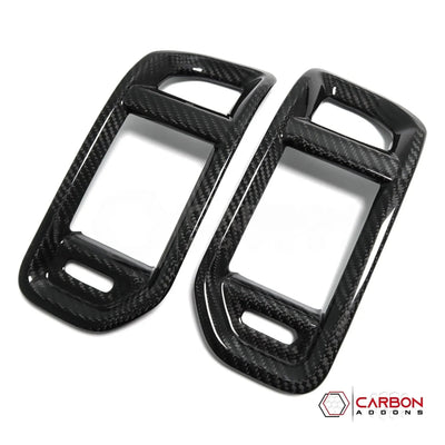 2019+ RAM 1500/TRX/RHO Dashboard Side AC Vent Trim Hard Carbon Fiber Cover