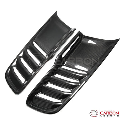 RAM TRX 2021-2024 Hood Side Vents Trim Hard Carbon Fiber Cover