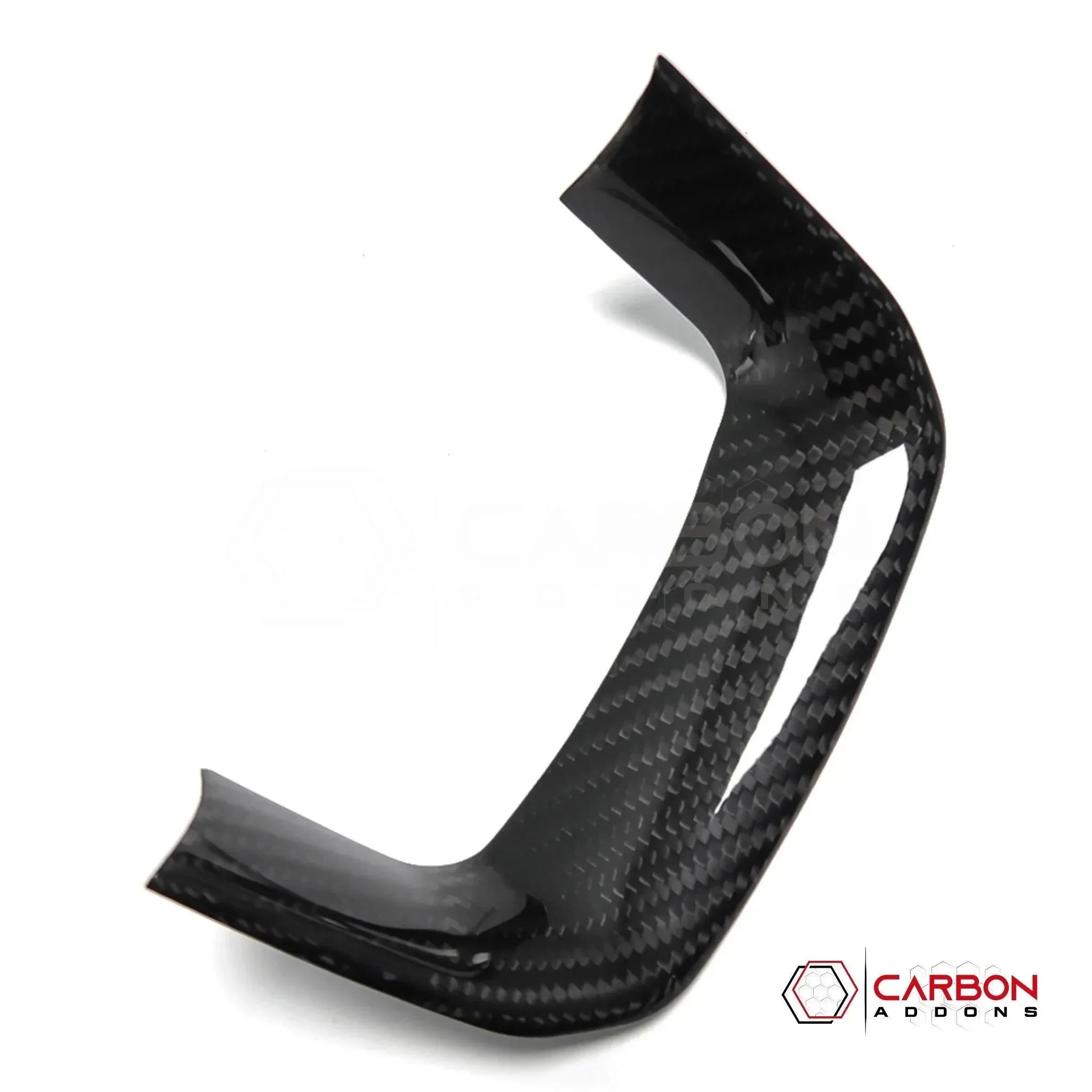 2019+ RAM 1500/TRX/RHO Steering Wheel Lower Trim Hard Carbon Fiber Cover