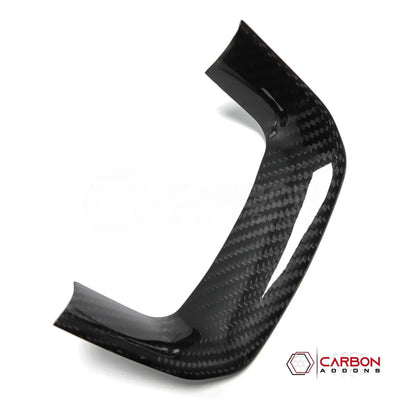 2019+ RAM 1500/TRX/RHO Steering Wheel Lower Trim Hard Carbon Fiber Cover