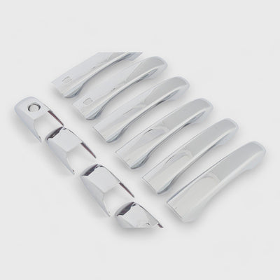 Trim Illusion DH187 chrome door handle covers for 2008-2026 Dodge Grand Caravan, Durango, Jeep Patriot and more - image 2