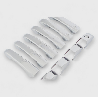 Trim Illusion DH187 chrome door handle covers for 2008-2026 Dodge Grand Caravan, Durango, Jeep Patriot and more - image 3
