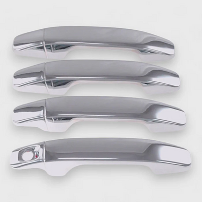 15-22 Chevrolet Colorado, 15-22 GMC Canyon No Smart Key 8 PCS Chrome Snap-on W/Tape Patented Door Handle Cover
