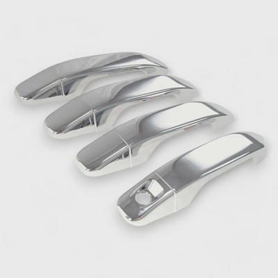 15-22 Chevrolet Colorado, 15-22 GMC Canyon No Smart Key 8 PCS Chrome Snap-on W/Tape Patented Door Handle Cover