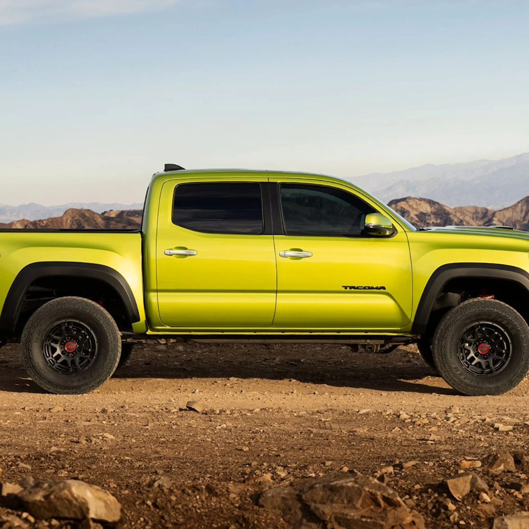 2016-23 Toyota Tacoma Works over Keyless Sensors 8 PCS Chrome Snap-on W/Tape Patented Door Handle Cover