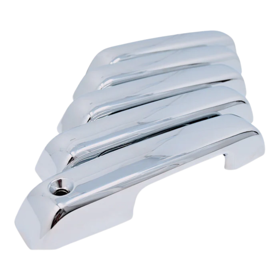 2021-24 Ford Bronco No Smart Key 5 PCS Chrome Snap-on W/Tape Patented Door Handle Cover