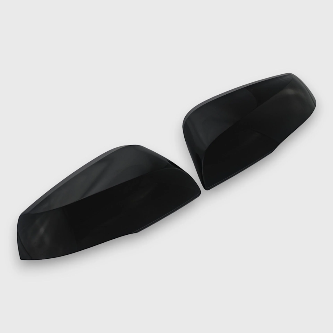 2016-2023 Toyota Tacoma 2 PCS With Turn Signal Top Gloss Black Replacement Mirror Cover