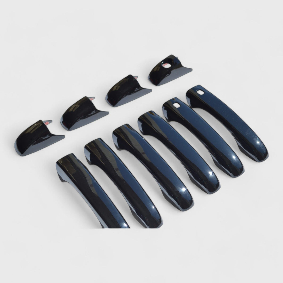 Trim Illusion DH6187BLK gloss black door handle covers for 2008-2026 Dodge Grand Caravan, Durango, Jeep Patriot and more - image 2