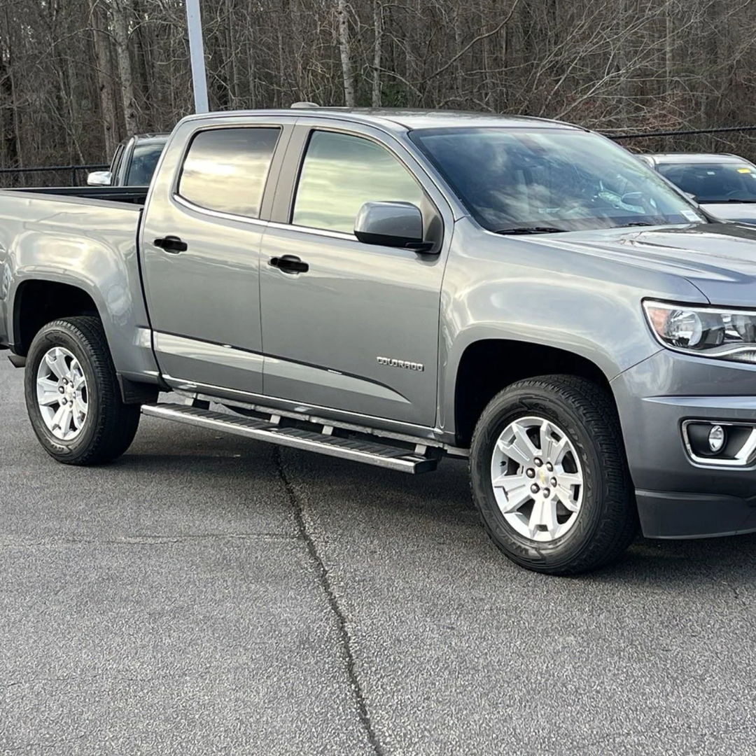 2015-22 Chevrolet Colorado, 15-22 GMC Canyon No Smart Key 8 PCS Gloss Black Snap-on W/Tape Patented Door Handle Cover