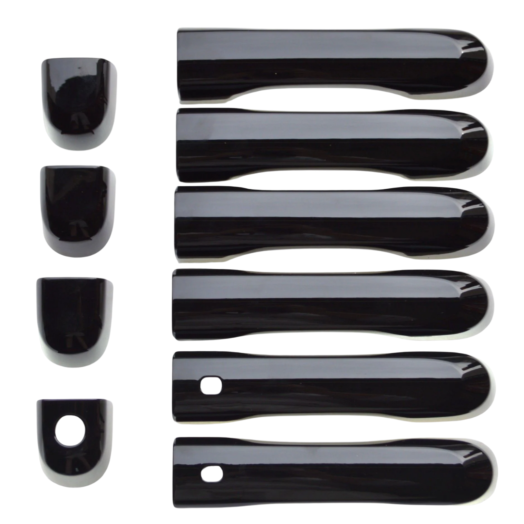 2015-23 Jeep Renegade W/ or W/O Smart Key 10 PCS Gloss Black Tape-on Patented Door Handle Cover