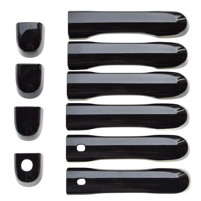 2015-23 Jeep Renegade W/ or W/O Smart Key 10 PCS Gloss Black Tape-on Patented Door Handle Cover