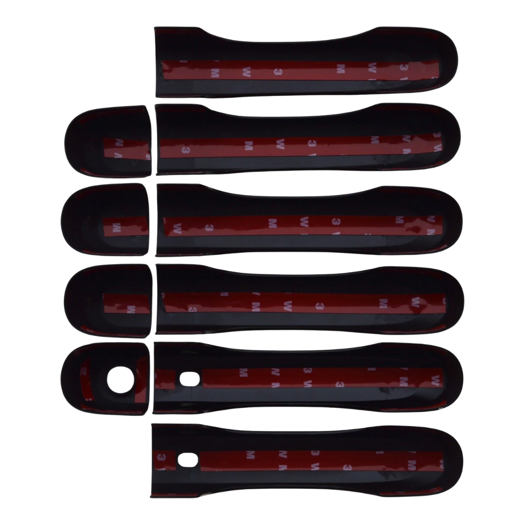 2015-23 Jeep Renegade W/ or W/O Smart Key 10 PCS Gloss Black Tape-on Patented Door Handle Cover