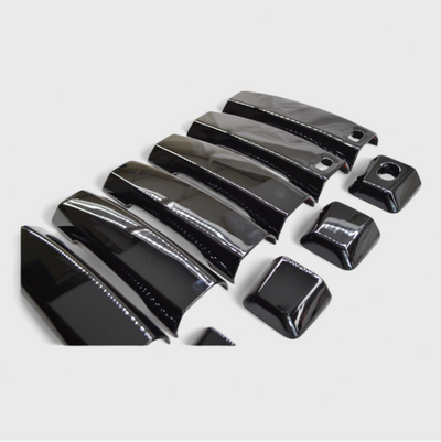 Trim Illusion DH6273BLK gloss black door handle covers for 2004-2024 Nissan TITAN and TITAN XD - image 3