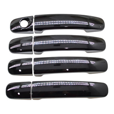 2019-23 Ford Ranger No Smart Key 8 PCS Gloss Black Snap-on W/Tape Patented Door Handle Cover